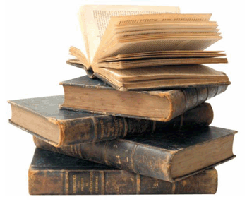 pile de livres anciens