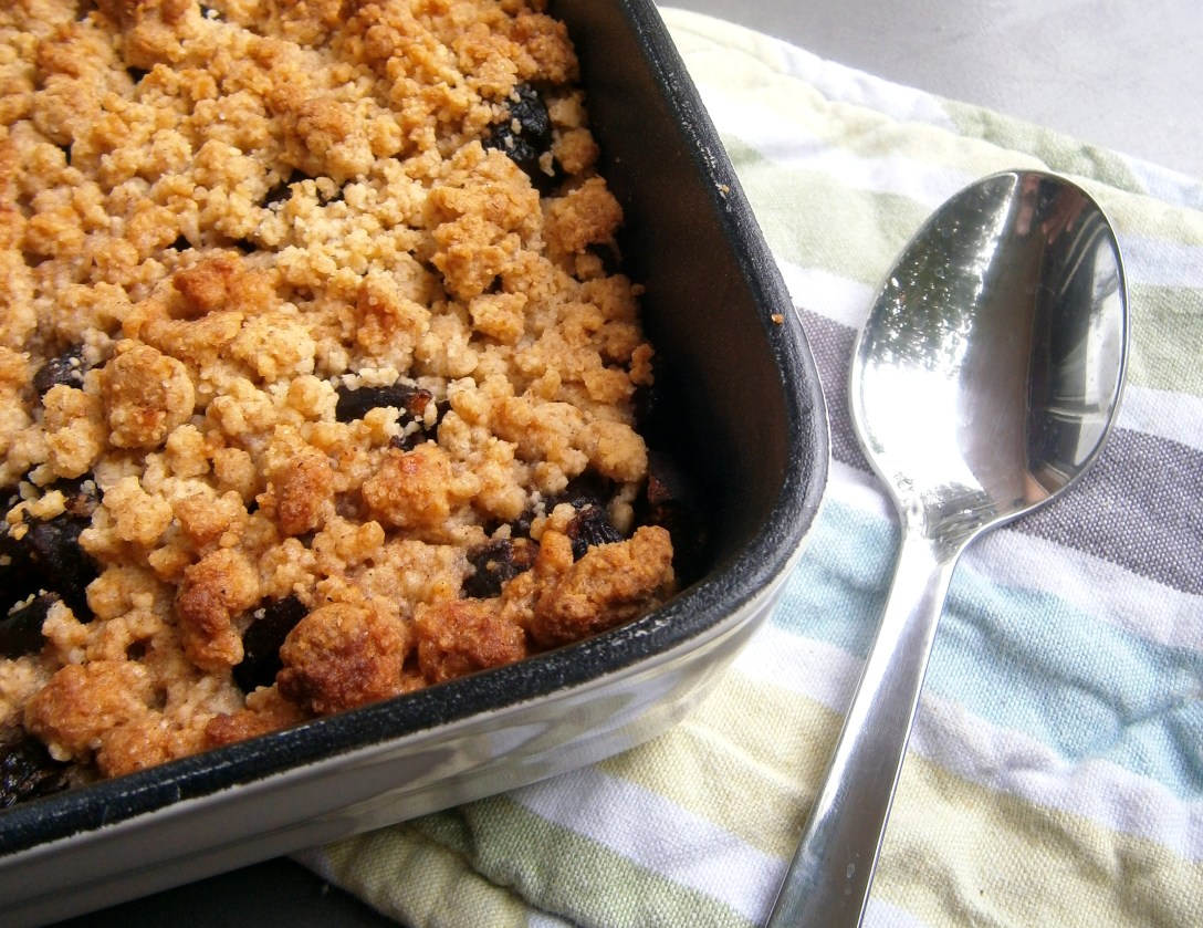 crumble poudre d'amande et figues