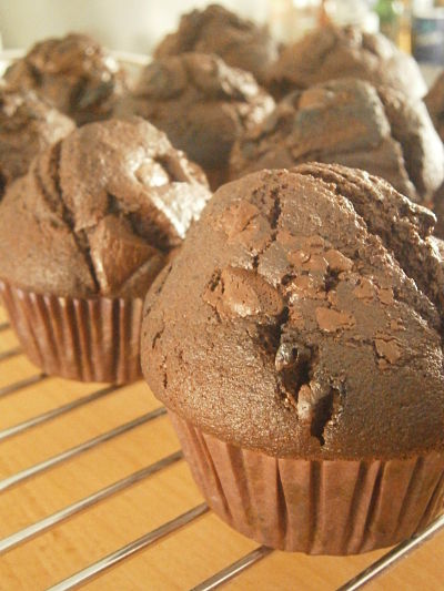 muffins double chocolat facile